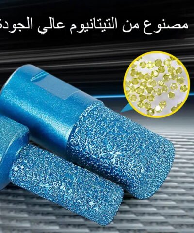 3 tetes de meulage diamantees de qualite superieure.