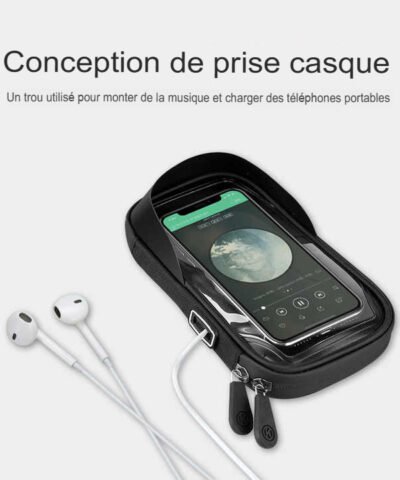 Supports de téléphone portable étanches pour moto