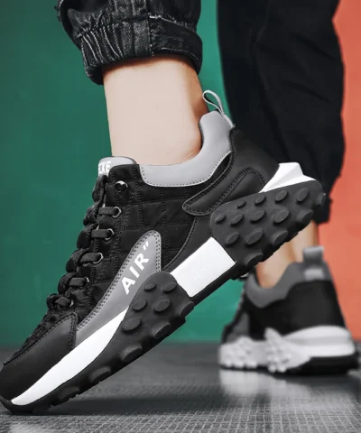 Nouvelles chaussures de course de haute qualité hommes confortable décontractées respirantes