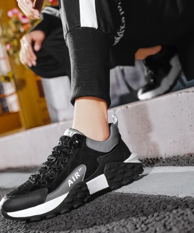 Nouvelles chaussures de course de haute qualité hommes confortable décontractées respirantes