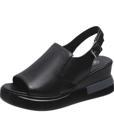 Sandales d'ete pour femmes, talons hauts et epais